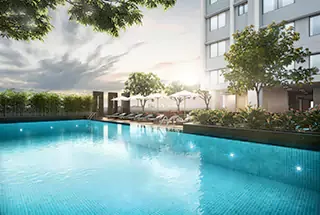 Swimming Pool at Adani Ten BKC